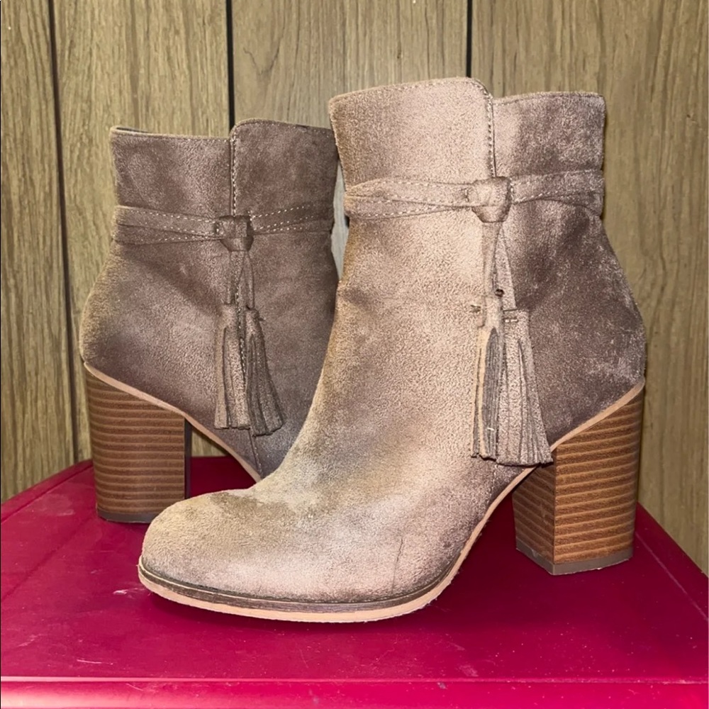 Brown booties